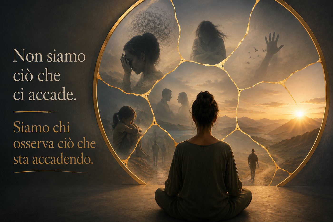 Non siamo ciò che ci accade. Siamo chi osserva ciò che sta accadendo.